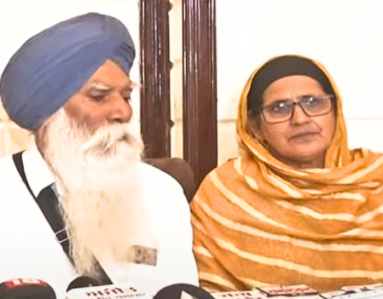 Amritpal Singh Father Tarsem Singh and mother Balwinder Kaur