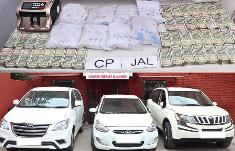 Commissionerate Police Jalandhar busts international drug syndicate and arrests 3 operatives with seizure of 48 Kg Heroin