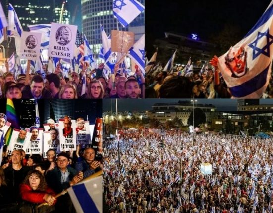 Why did thousands of people take to the streets against the Netanyahu government in Israel?